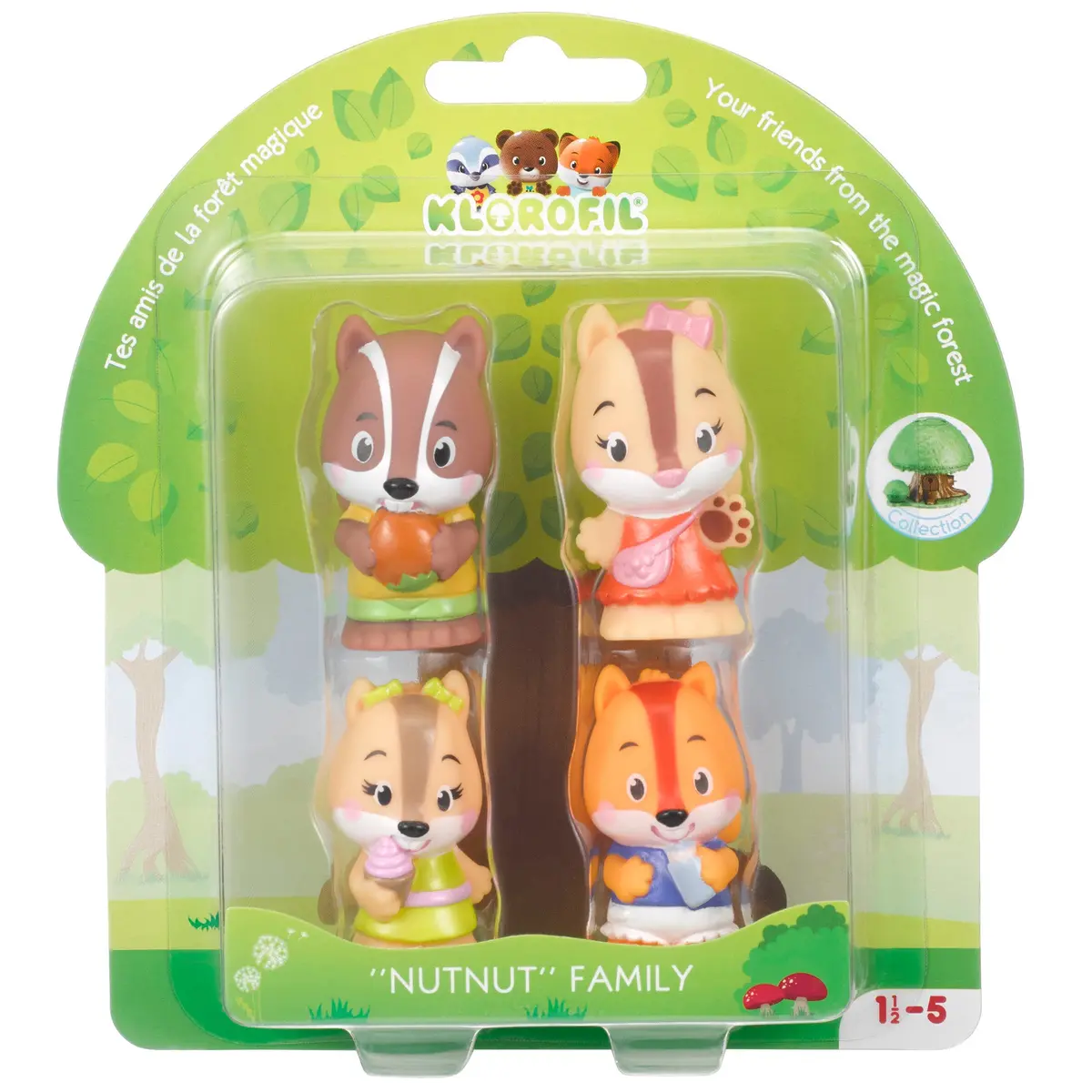 Timber Tots Nutnut Family 2 Inch Chipmunk Figures Set 1