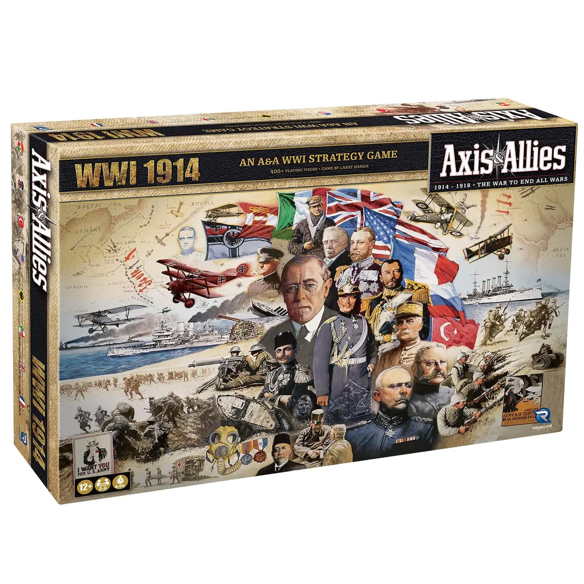 Axis & Allies Wwi 1914 Upgraded Board Game By Renegade Game Studios 1