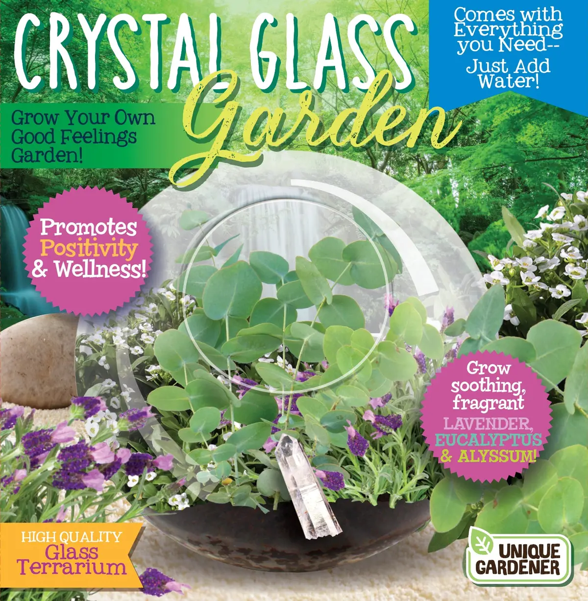 Toys'r'us Crystal Glass Garden Quartz Crystal Terrarium Kit 1