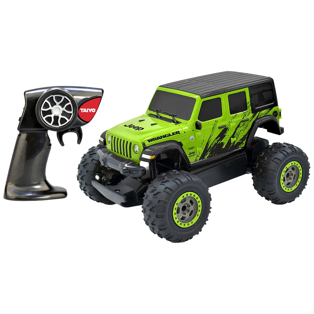 Taiyo 1:22 Scale R/C Jeep Wrangler Sahara - Radio Controlled - Green 2