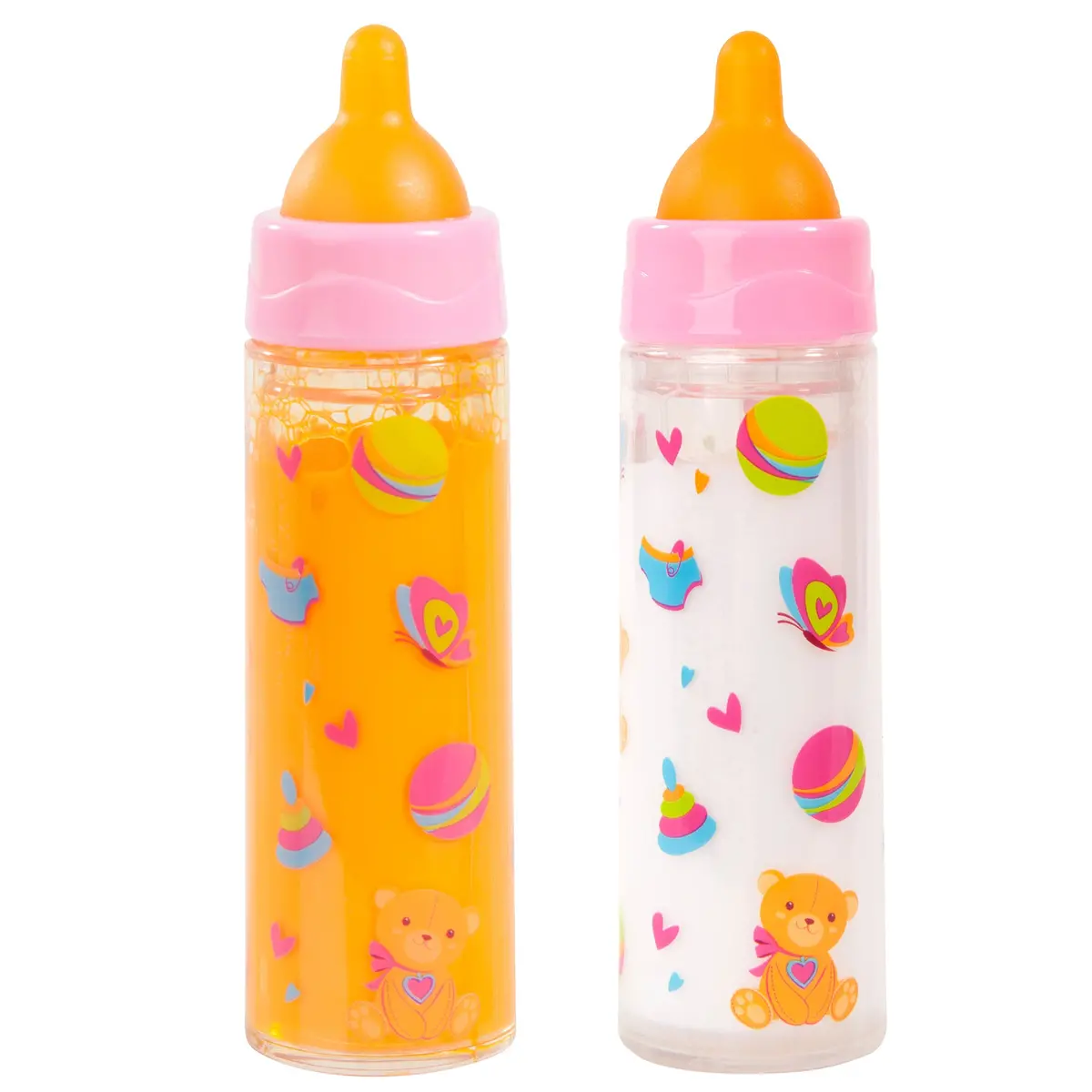 Bayer Design Magic Bottle Set For Dolls, 2-Pack Feeding Accessories, 10Mo+ 1