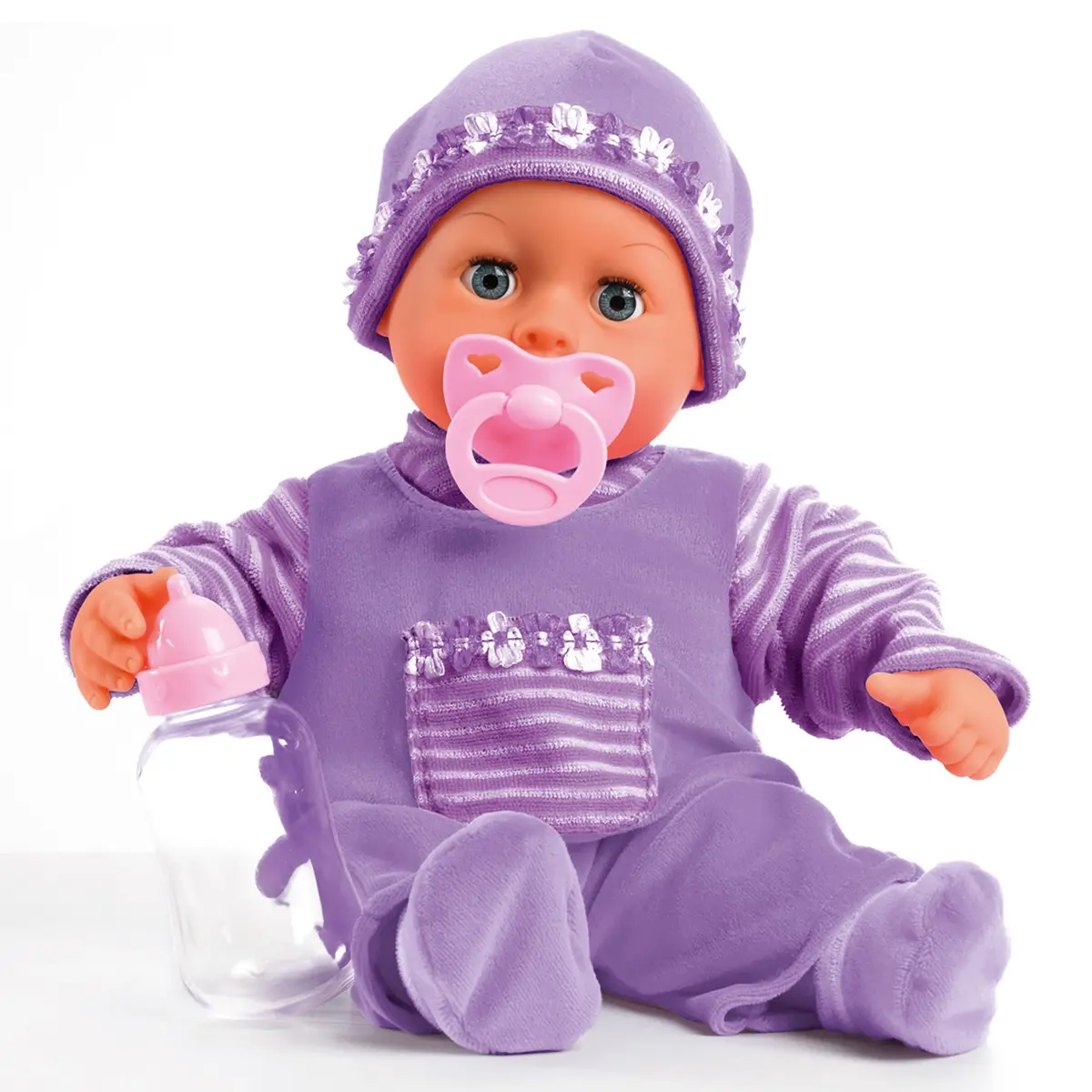 Bayer Design 15" First Words Baby - Soft Body Doll 1