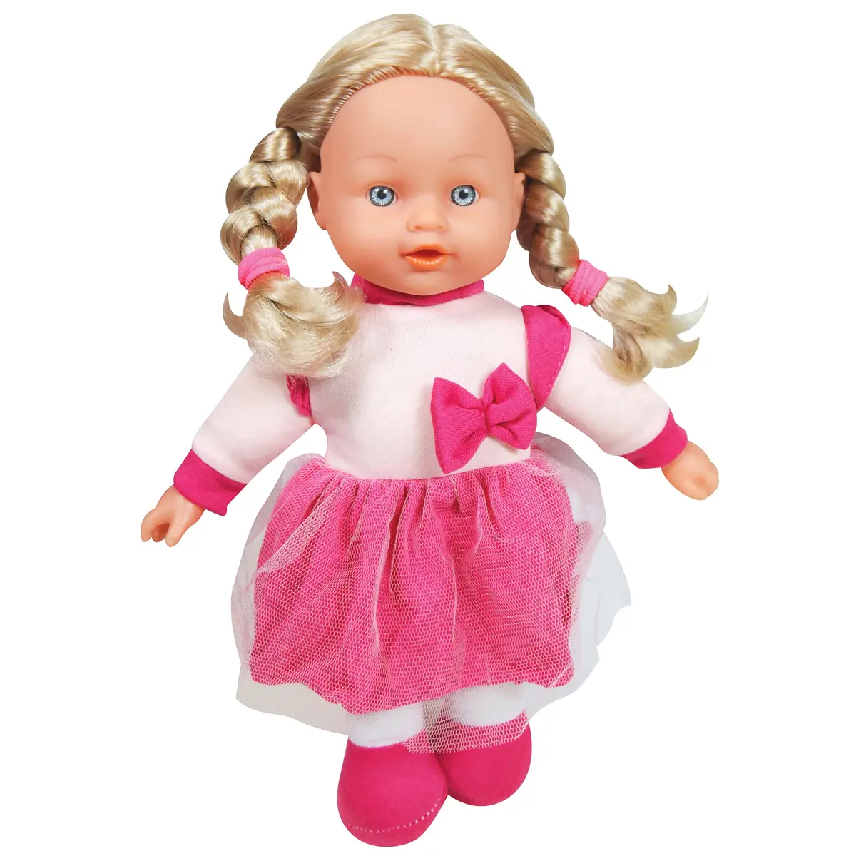 Adorable 12" Doll Playset With Stroller, Bed, And Highchair 1