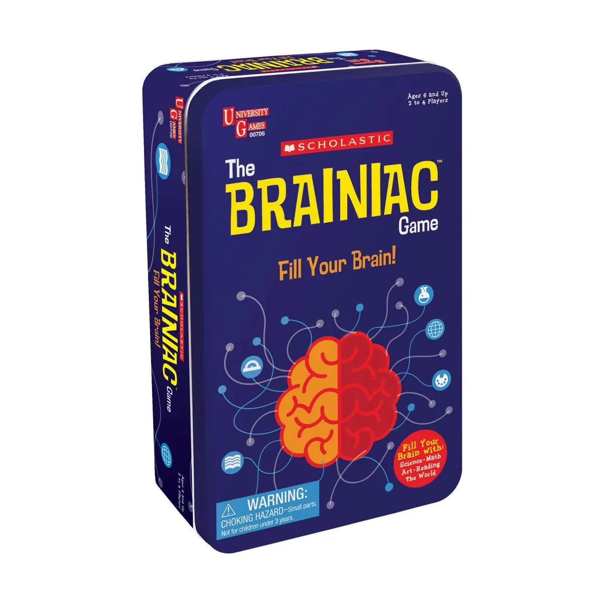 Scholastic Brainiac Game Tin - Interactive Trivia Challenge 1