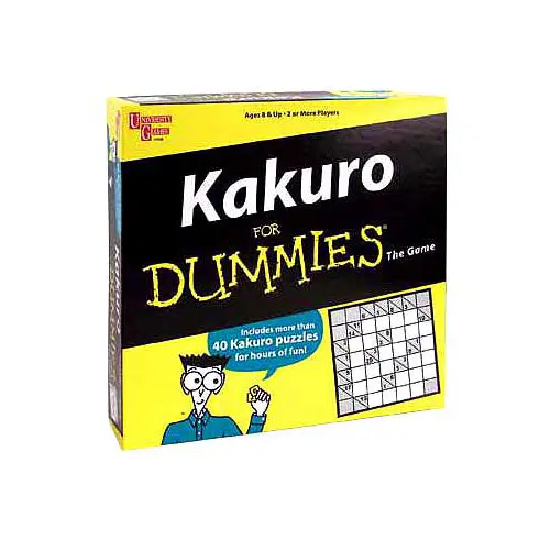 Kakuro For Dummies 121-Piece Puzzle Book Set 1