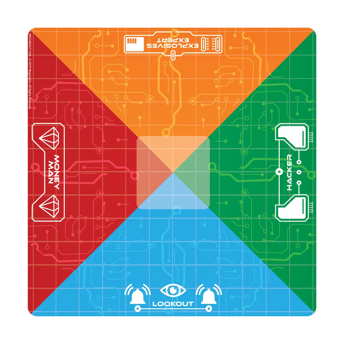 Heist Game Mat: Ultimate Safe-Cracking Play Surface 1