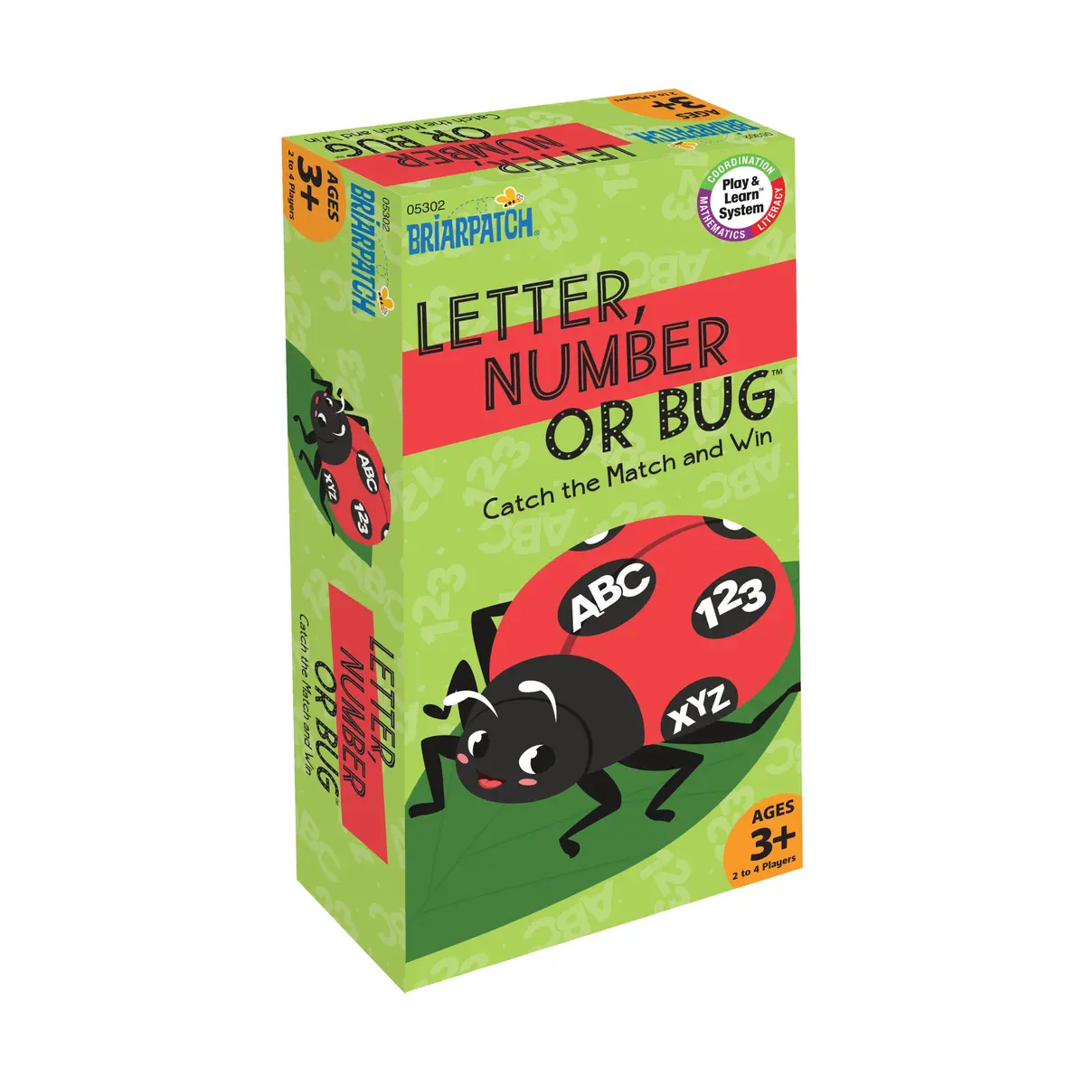 Briarpatch Letter, Number Or Bug - Preschool Matching Game 1