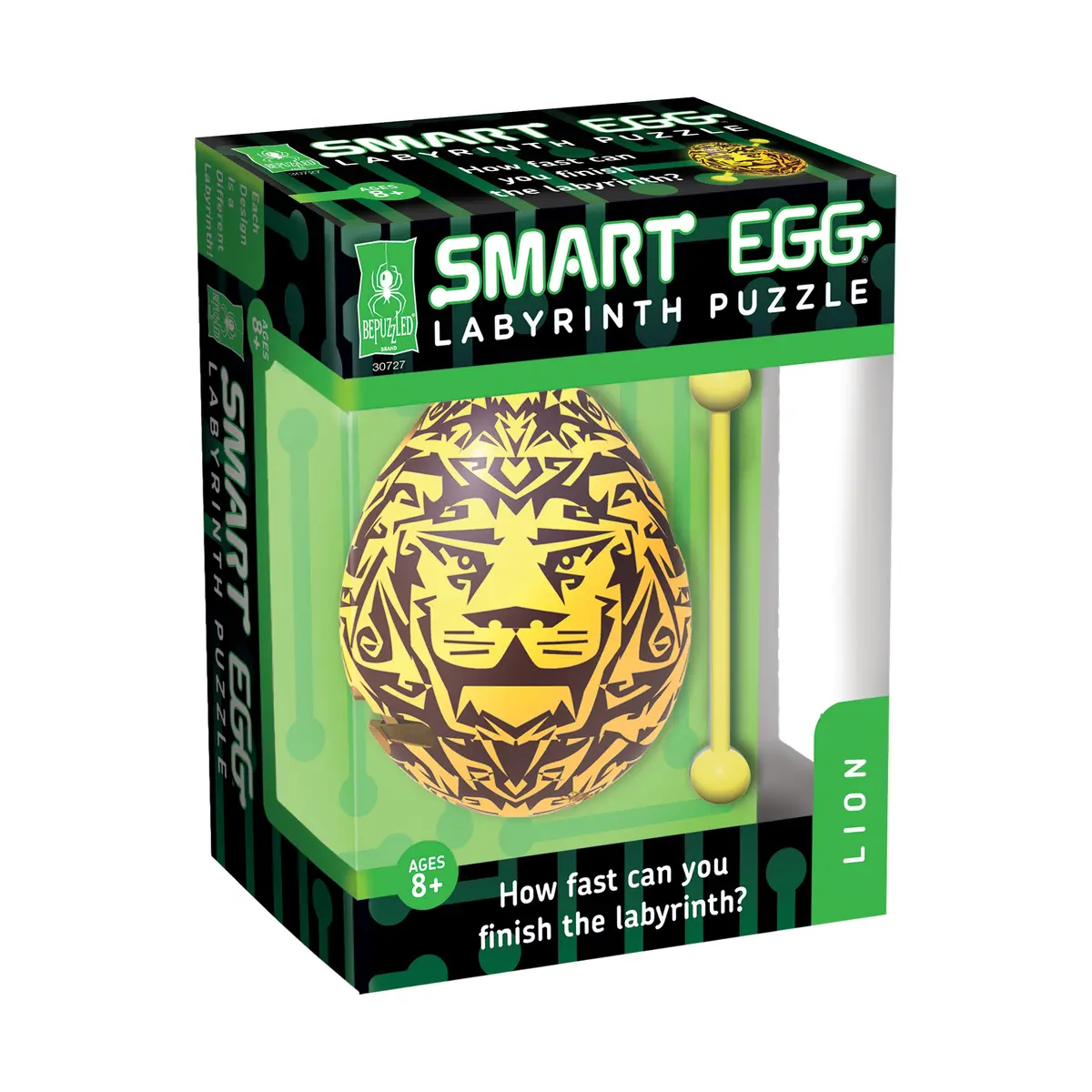 Bepuzzled Lion Smart Egg 3D Labyrinth Puzzle - Level 2 1