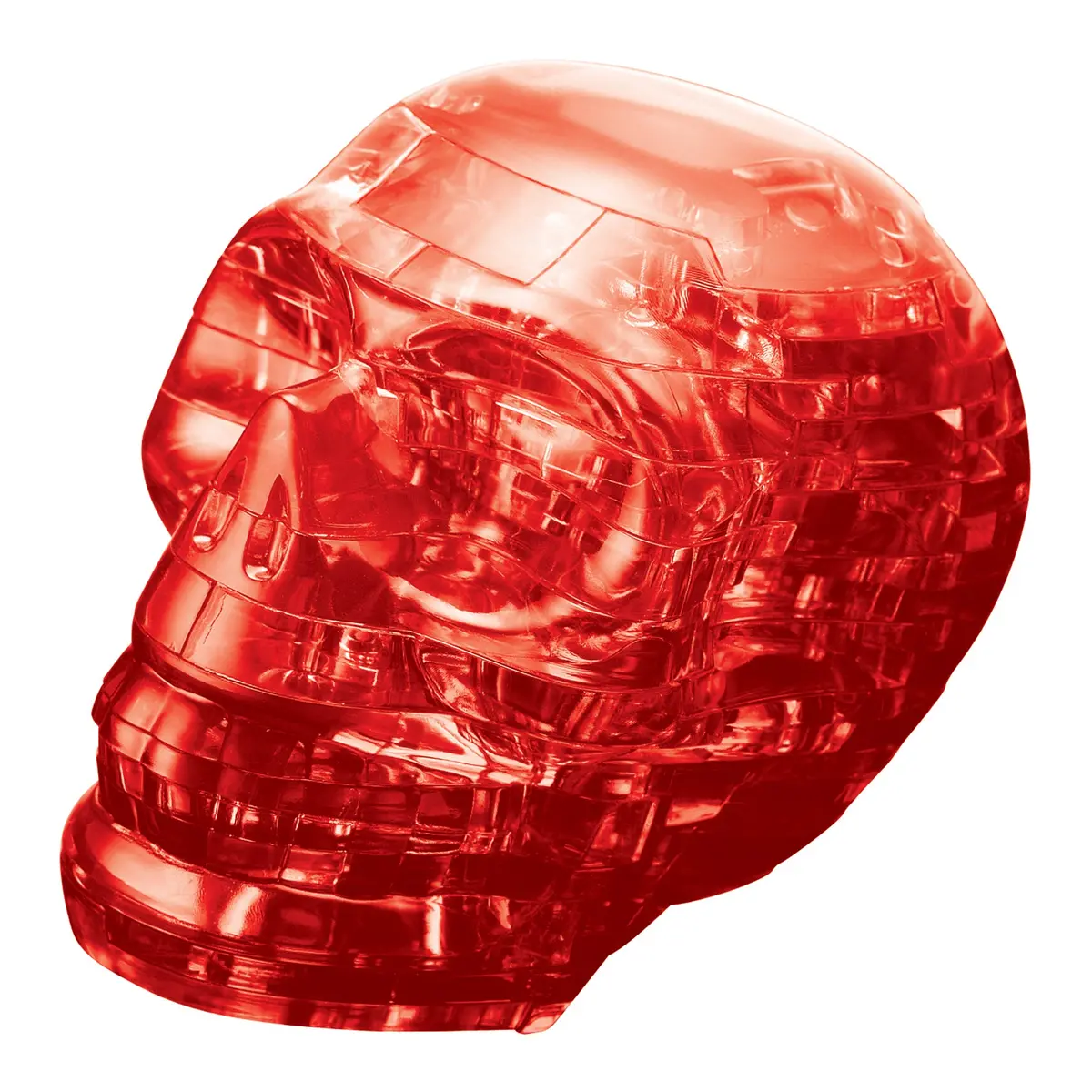 Red 3D Crystal Skull Puzzle - Challenge Your Mind! 1