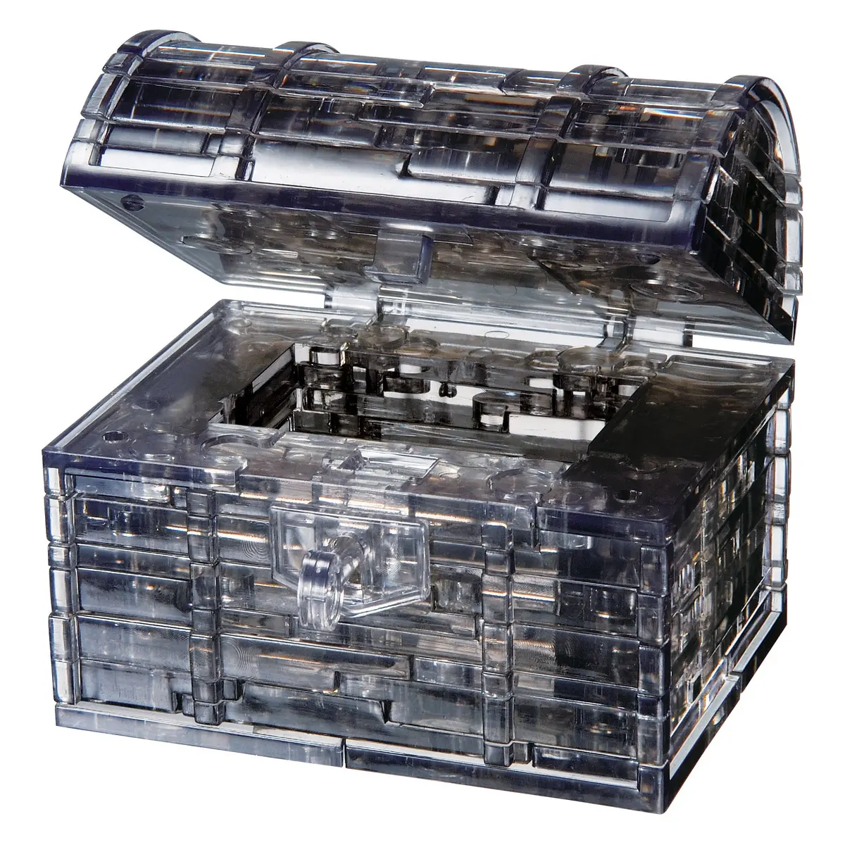 Bepuzzled Black Treasure Chest 3D Crystal Puzzle - 52 Pieces 1