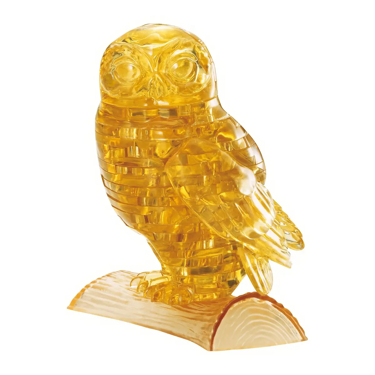 Bepuzzled Grey Owl 3D Crystal Puzzle - 42 Piece Set 1
