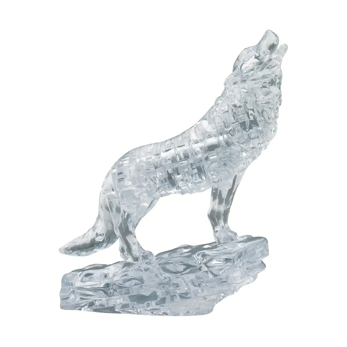 Bepuzzled Clear Crystal Wolf 3D Puzzle - 38 Pieces 1