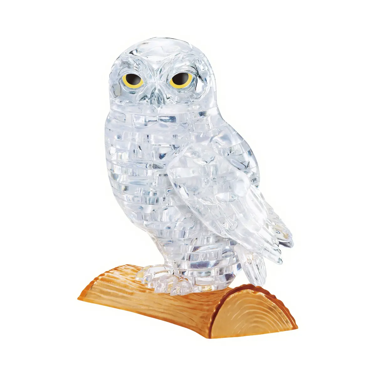 Mystical White Owl 3D Crystal Puzzle - 42 Piece Set 1