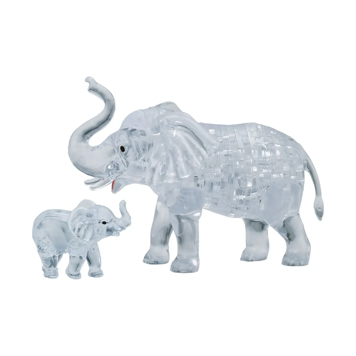 Bepuzzled 3D Crystal Elephant And Baby Puzzle - 46 Pcs 1