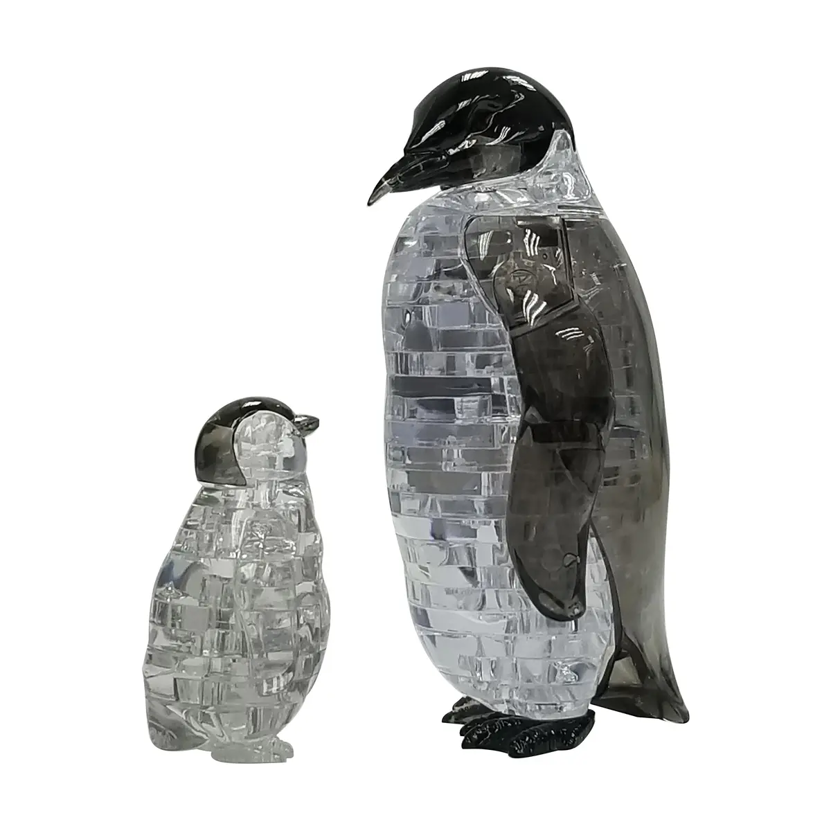 3D Crystal Puzzle - Penguin And Baby: Challenging 43-Piece Set 1