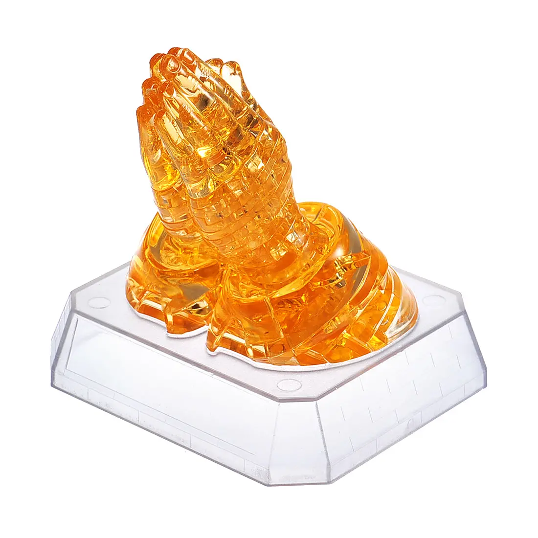 3D Crystal Puzzle - Praying Hands Brainteaser - 42 Pc 1