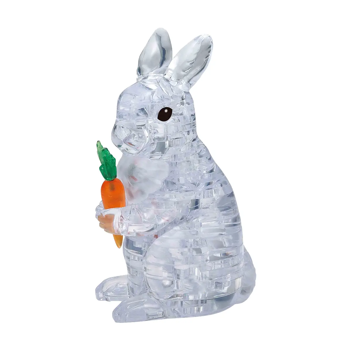 Bepuzzled 3D Crystal Rabbit Puzzle - 43 Pieces (White) 1