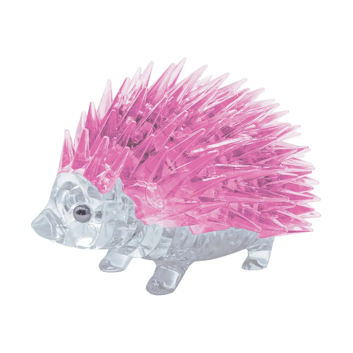 Pink Hedgehog 3D Crystal Puzzle - 55 Pieces 1