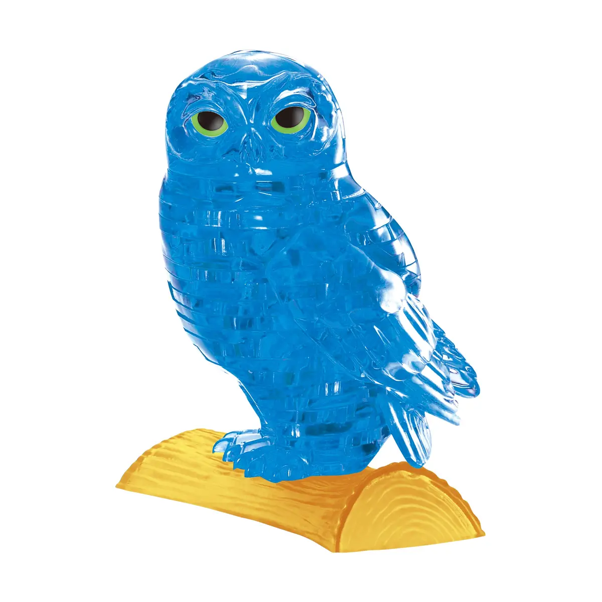 Mystical Blue Owl 3D Crystal Puzzle - 42 Piece Set 1