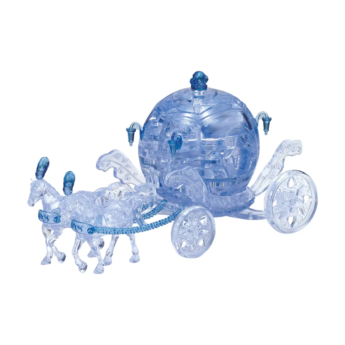 Majestic Blue Royal Carriage 3D Crystal Puzzle - 67 Pieces 1