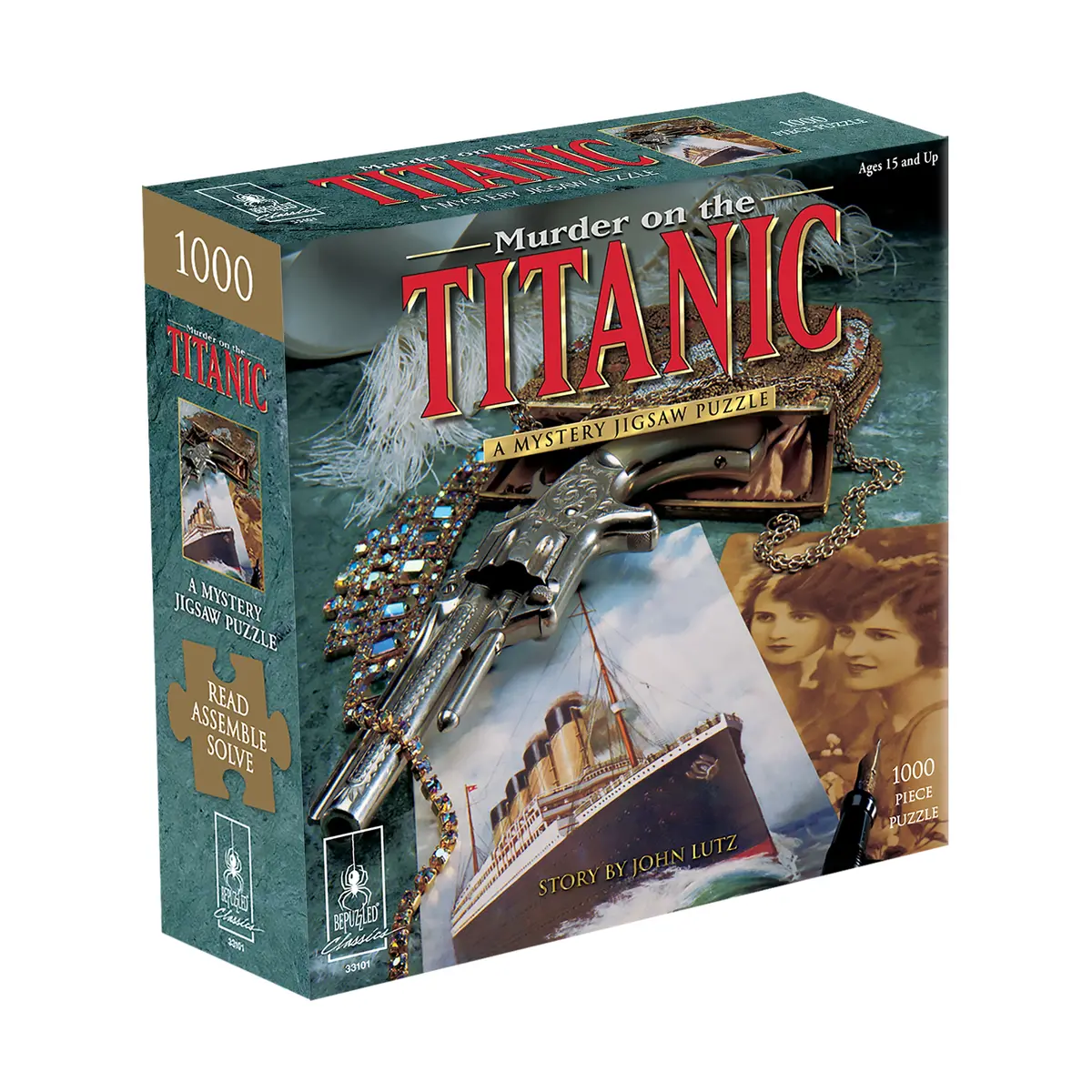 Murder On The Titanic Mystery Jigsaw Puzzle - 1000 Pc 1