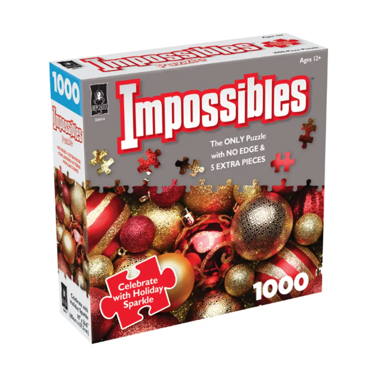 Be Puzzled Celebrate With Holiday Sparkle Jigsaw Puzzle - 1000 Pc 1