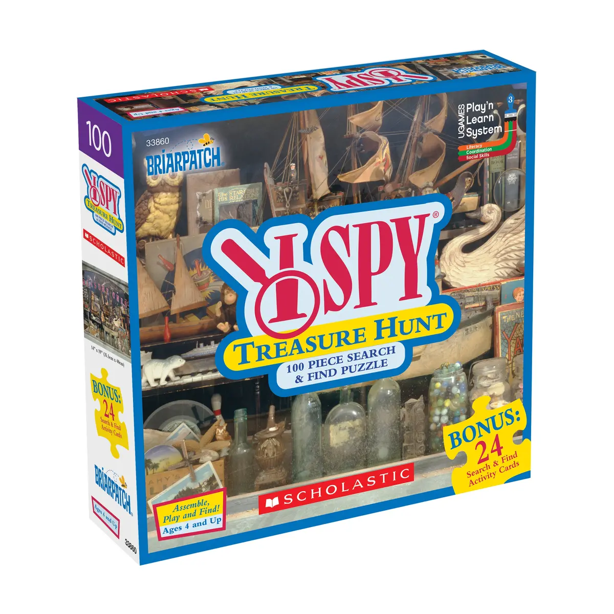 I Spy Treasure Hunt Pirate-Themed Jigsaw Puzzle - 100 Pc 1