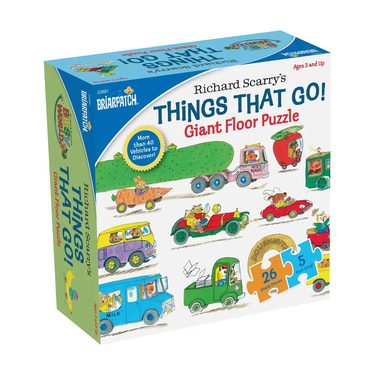 Richard Scarry's Things That Go! Giant Floor Puzzle - 26 Pc 1