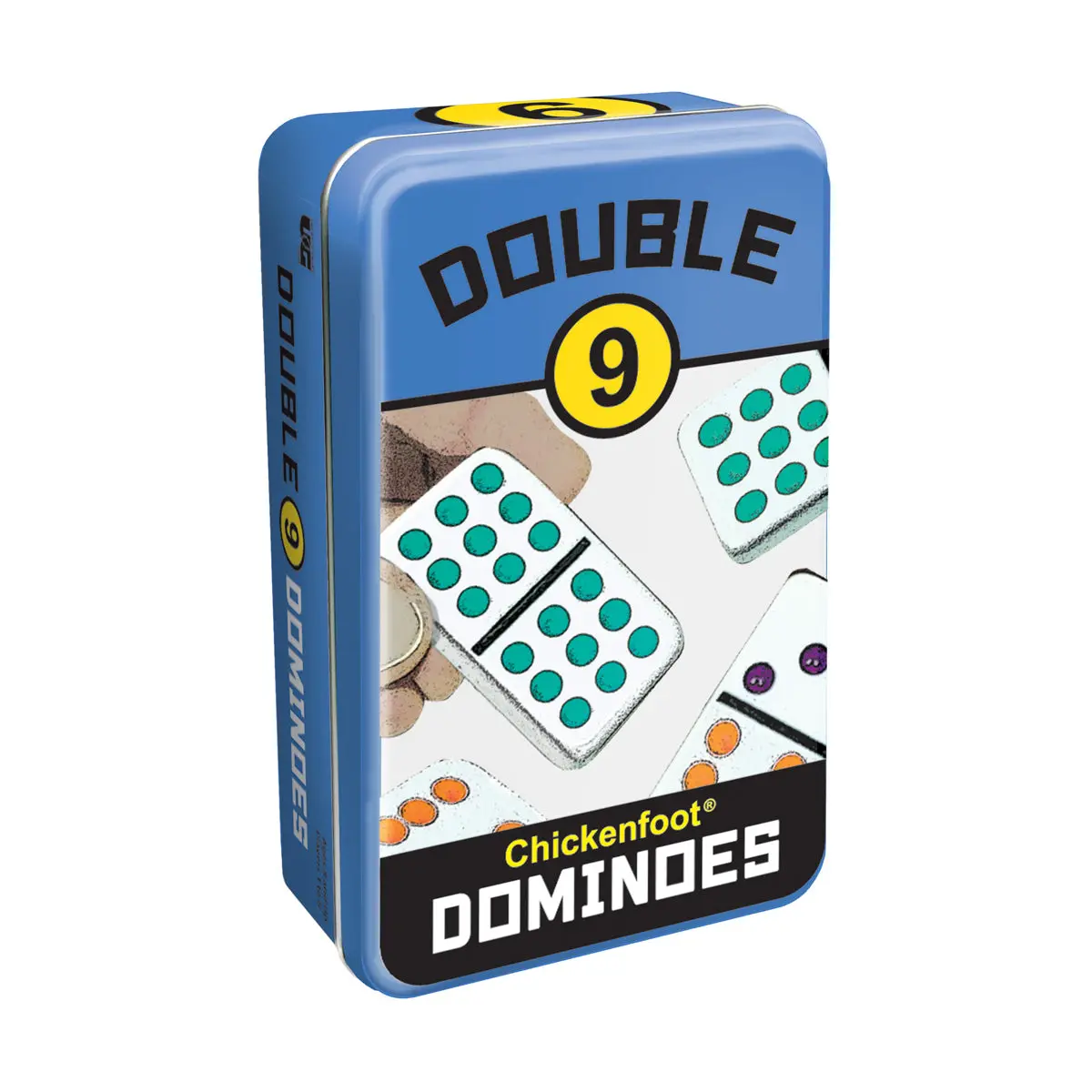 Double 9 Chickenfoot Professional Dominoes Game Set 1