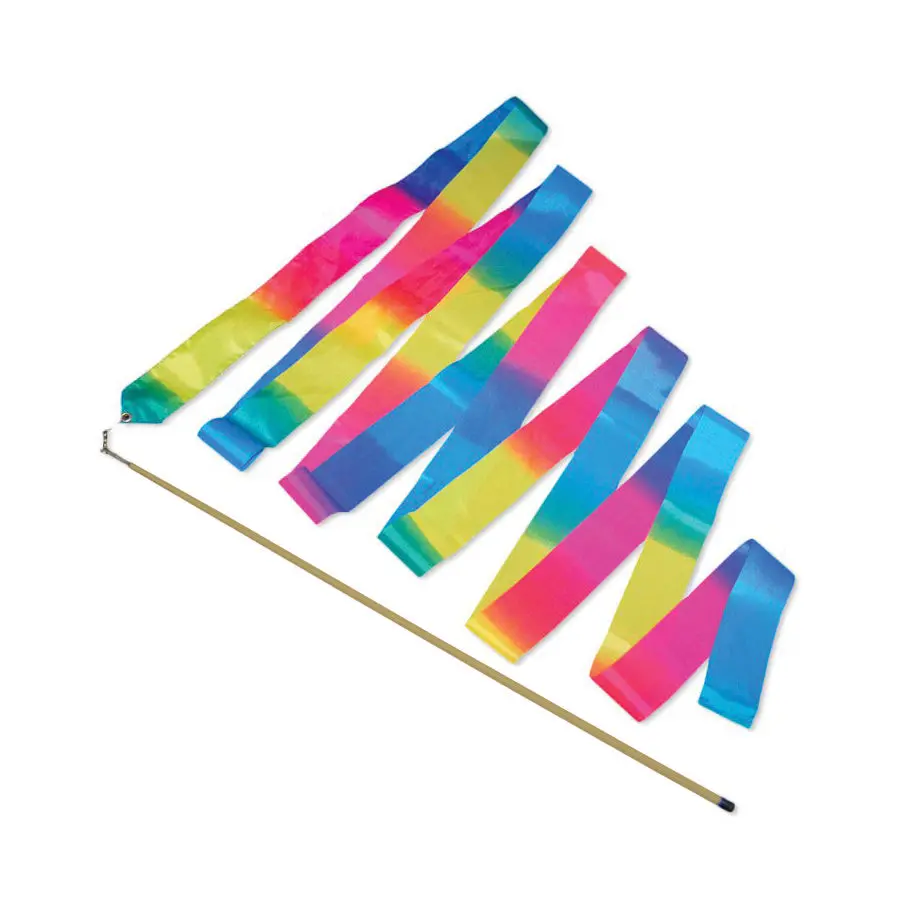 Rainbow Ribbon - Large: Twirl Into Colorful Adventures 1