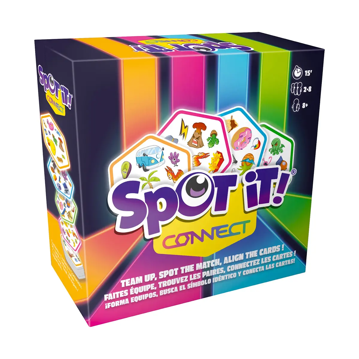 Spot It! Connect Fast-Paced Matching Card Game 1