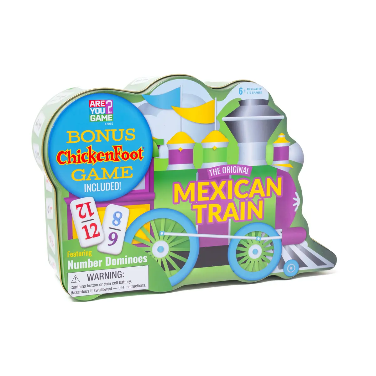 Mexican Train Deluxe Dominoes Set With Bonus Chickenfoot Game 1