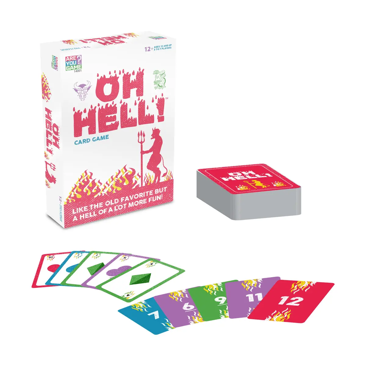 Oh Hell Vintage Card Game: Strategy And Luck Deck Game 1