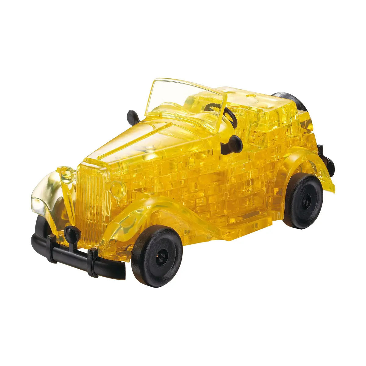 Classic Car Yellow 3D Crystal Puzzle - 53 Pieces 1