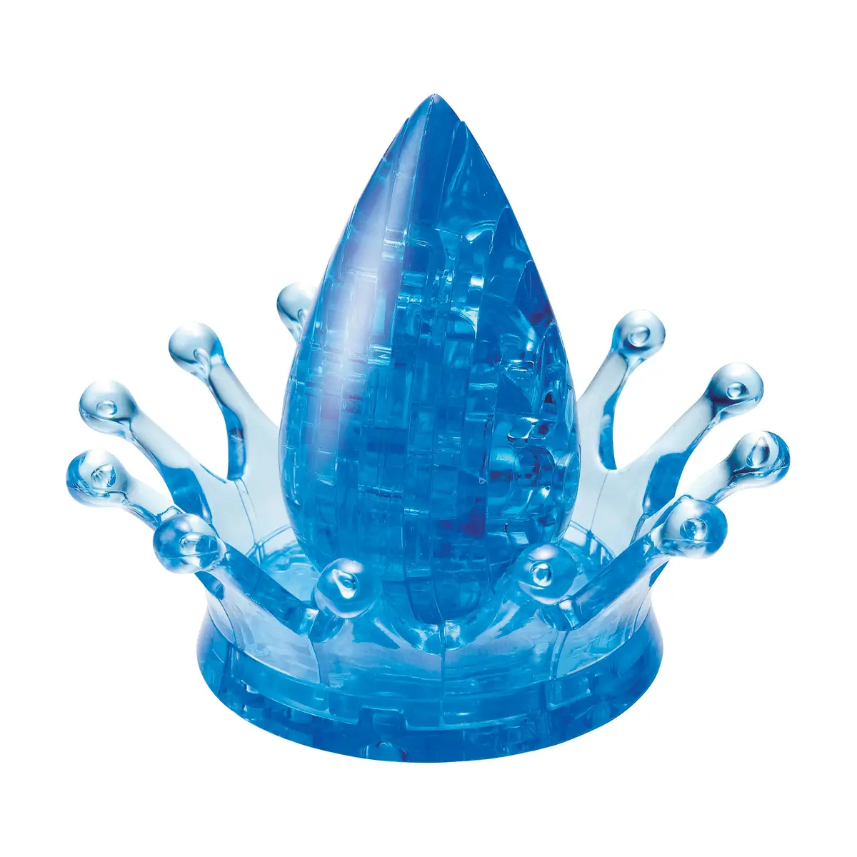 Aqua Gleam 3D Crystal Puzzle - Water Crown: 42 Pcs 1
