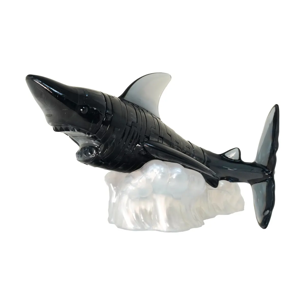 Majestic Black Shark 3D Crystal Puzzle - 38 Piece Set 1