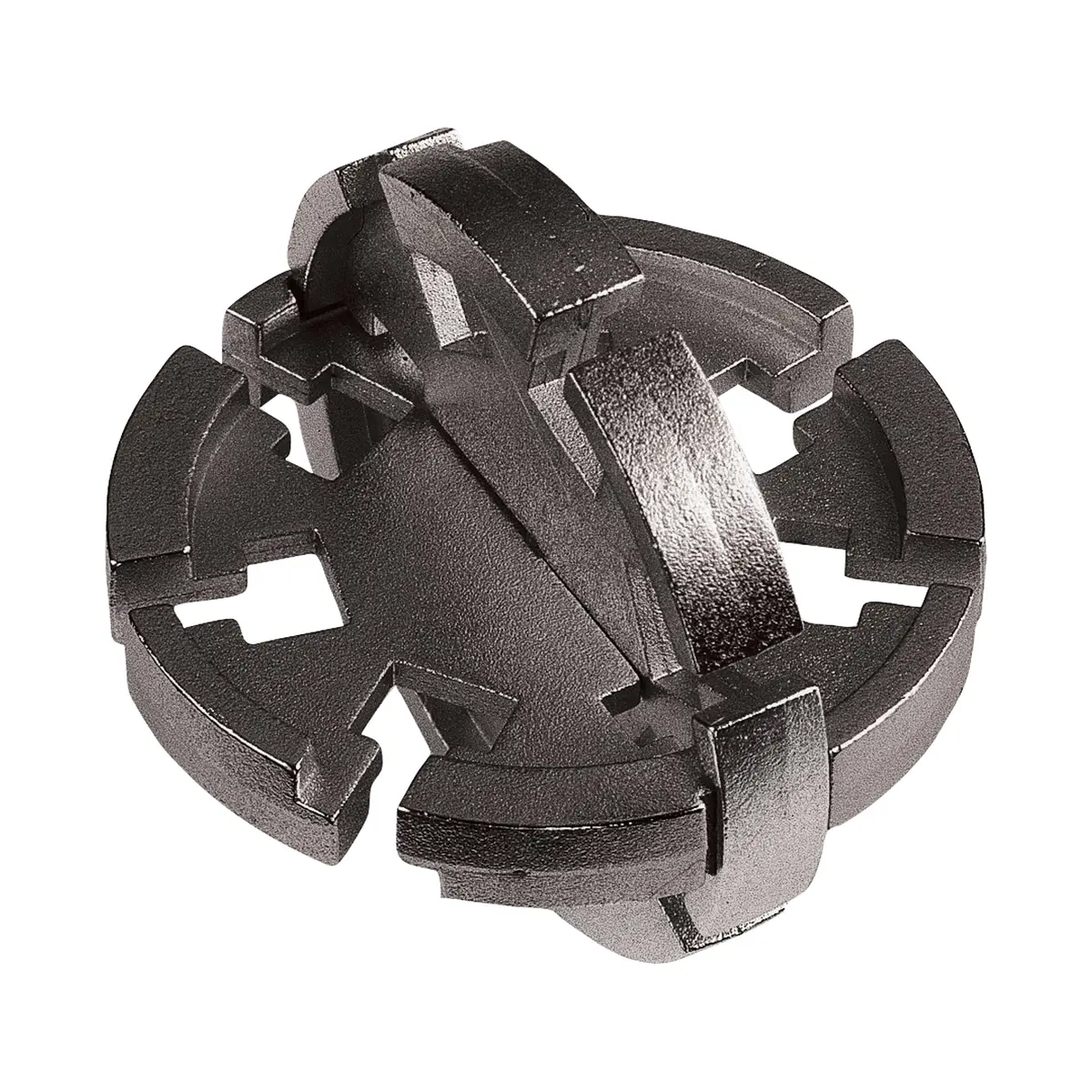 Hanayama Level 2 Cast Puzzle - Disk: Metal Mind Teaser 1
