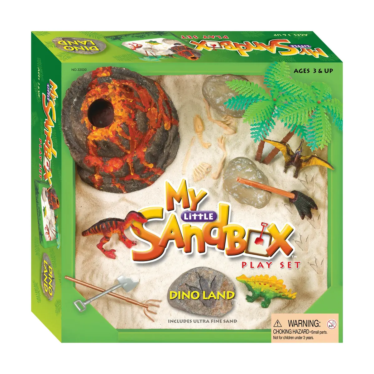 Dino Land - My Little Sandbox - Deluxe Tabletop Play Set 1