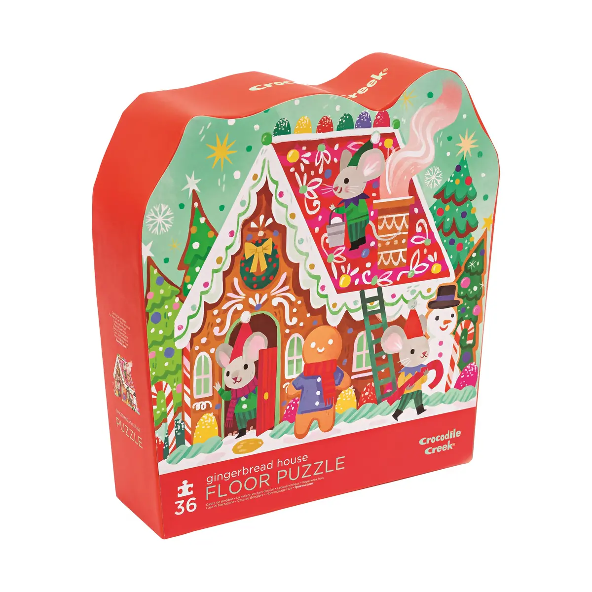 Crocodile Creek Gingerbread House 36-Piece Floor Puzzle 1