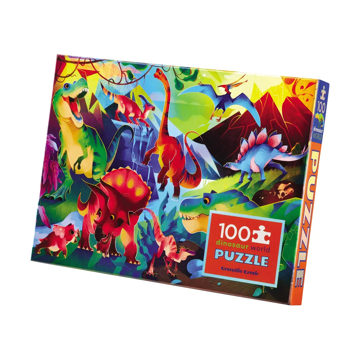 Dinosaur World Holographic Foil Puzzle - 100 Pc 1