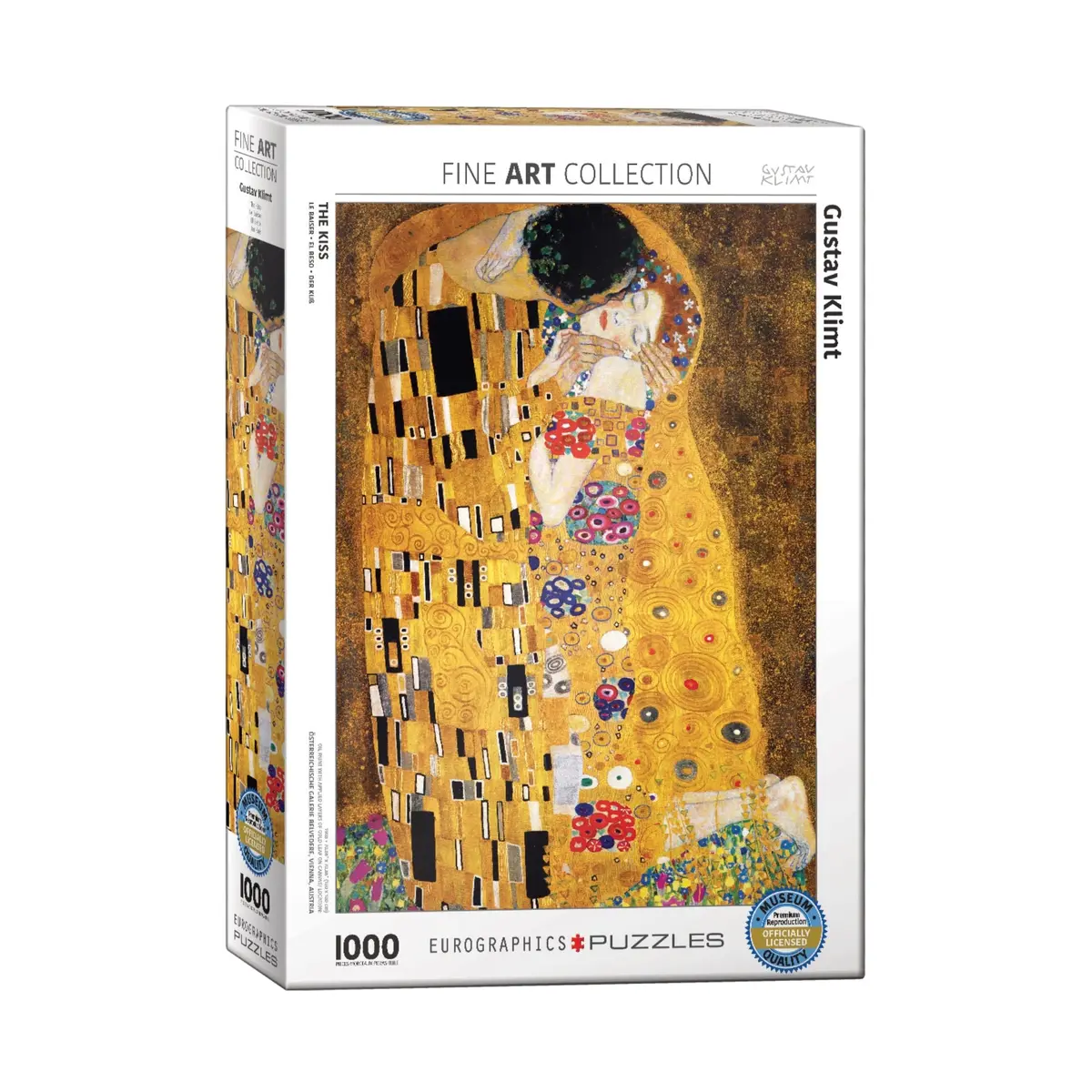 Gustav Klimt The Kiss Jigsaw Puzzle - 1000 Pc 1