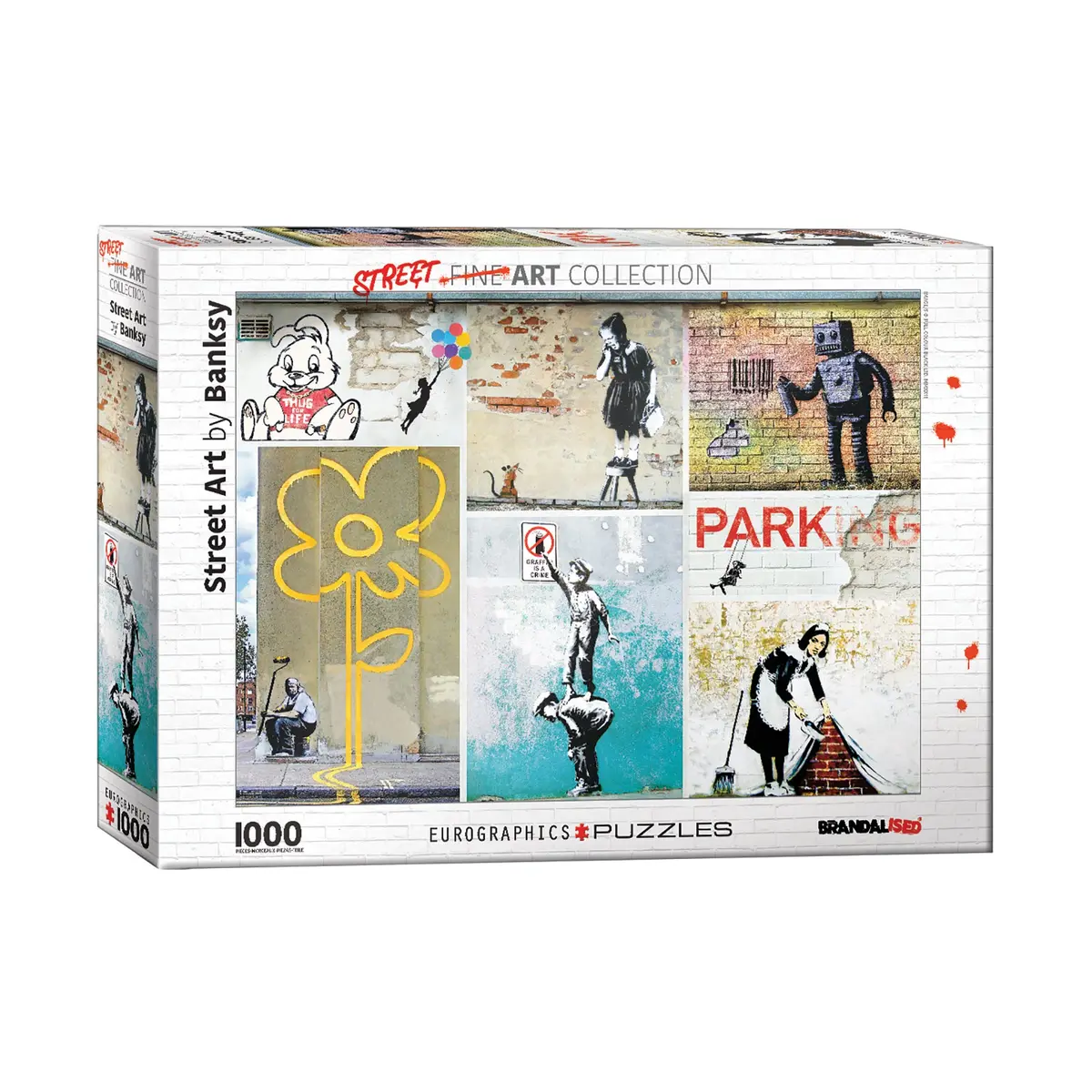 Eurographics Street Art By Banksy Jigsaw Puzzle - 1000 Pc 1