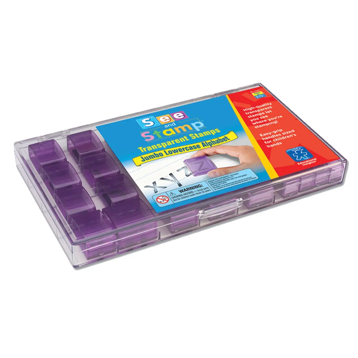See And Stamp - Jumbo Transparent Lowercase Alphabet Stamps 1