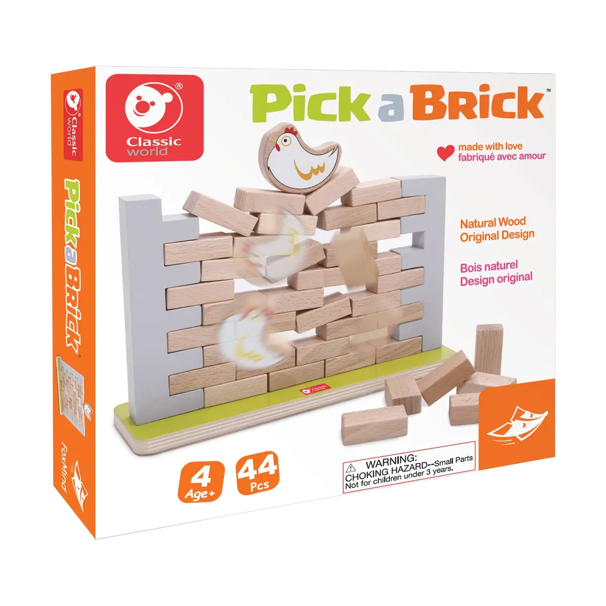 Pick A Brick - Hen's Nest Wall Tumble Strategy Game 1