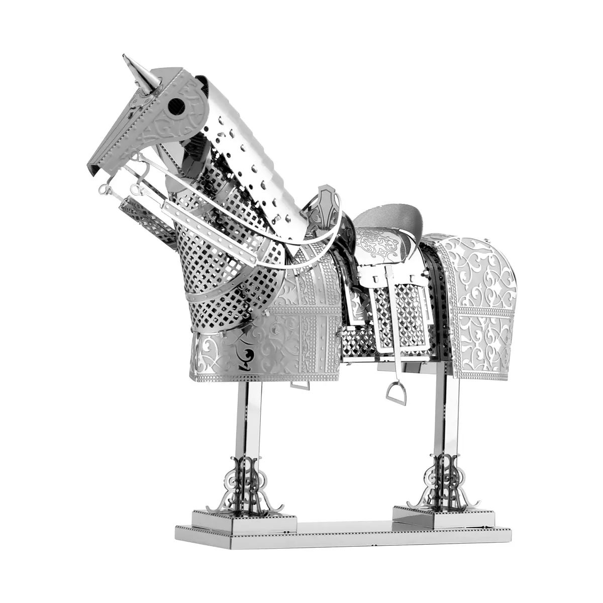 Metal Earth 3D Horse Armor Model Kit - Craft Your Own Samurai Steed 1