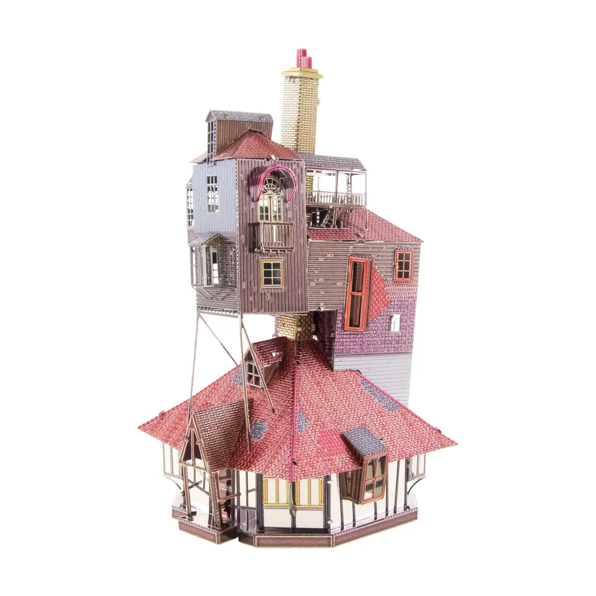 Metal Earth 3D Metal Model Kit - Harry Potter The Burrow In Color 1
