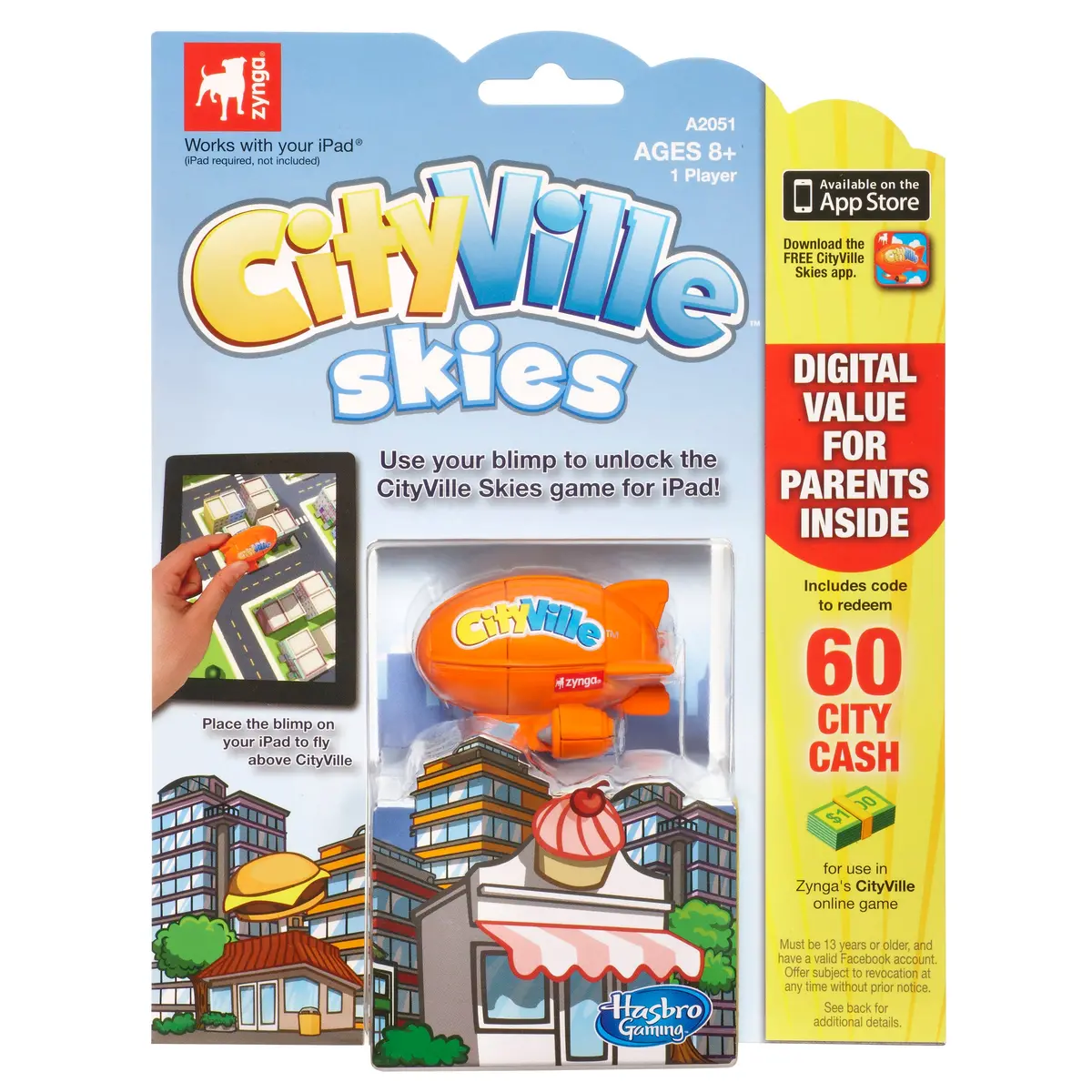 Hasbro Cityville Skies Zapped Interactive Blimp Game For Ipad 1