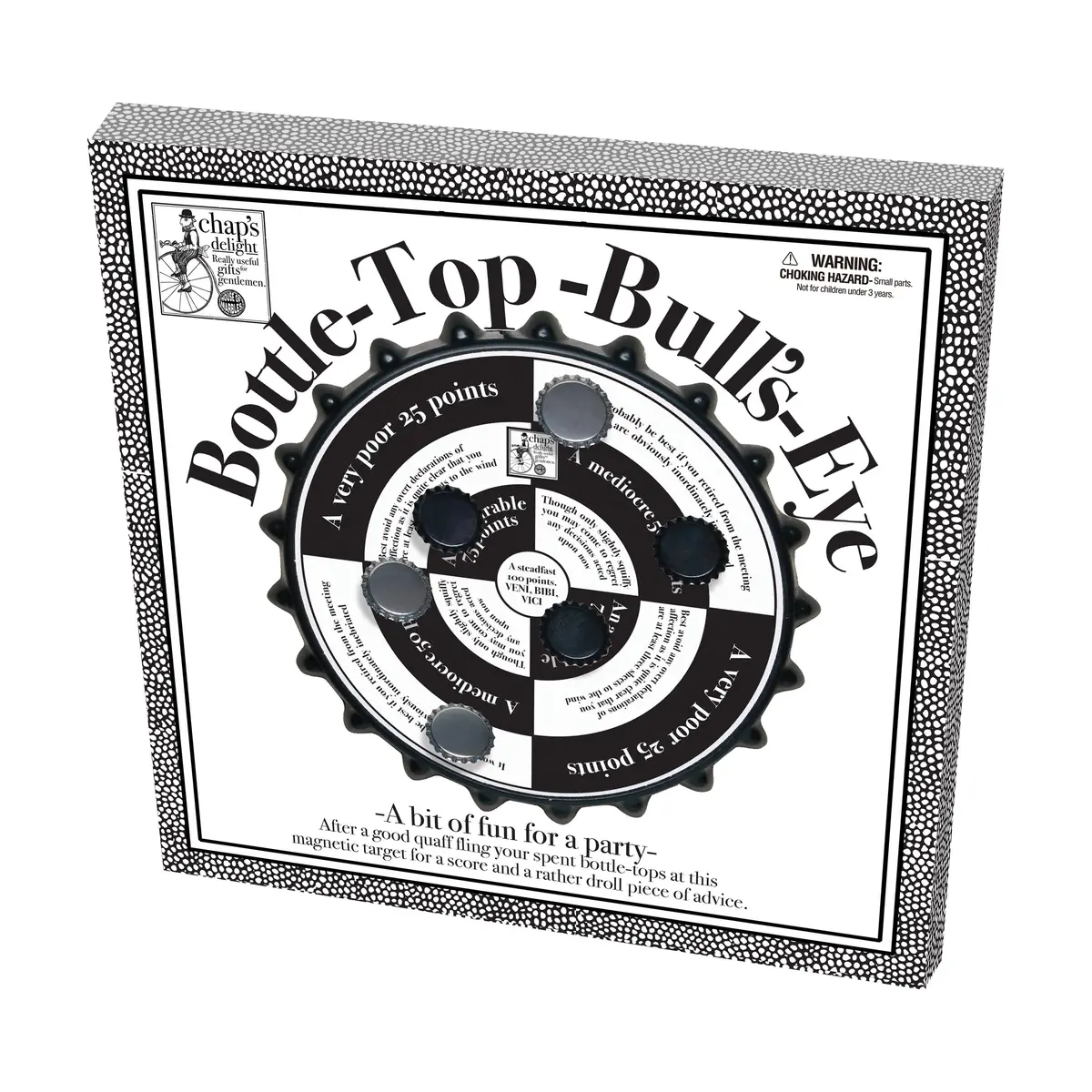 Bottle-Top Bull's-Eye: Magnetic Cap-Toss Party Game 1