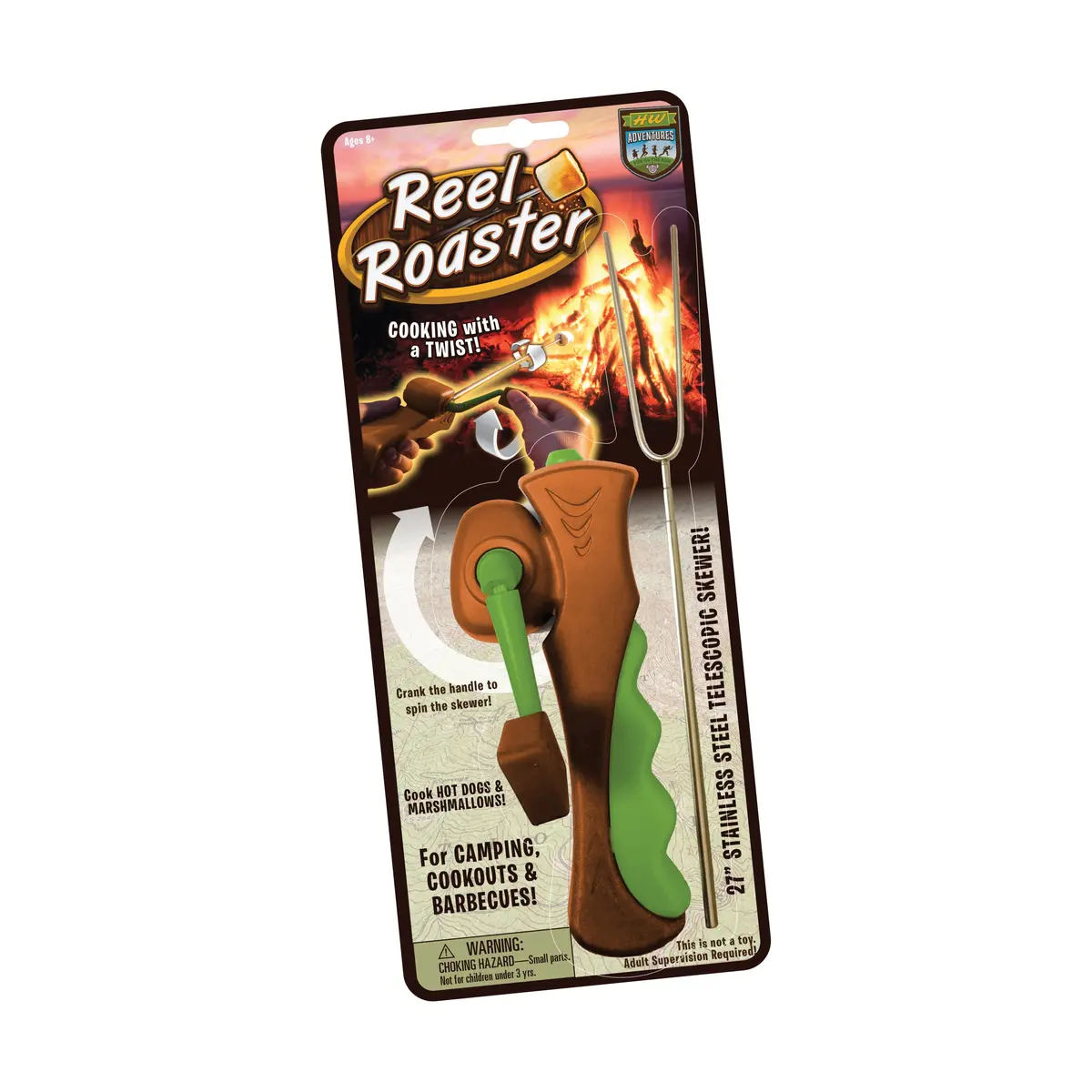 Campfire Chef Marshmallow & Hot Dog Reel Roaster 1