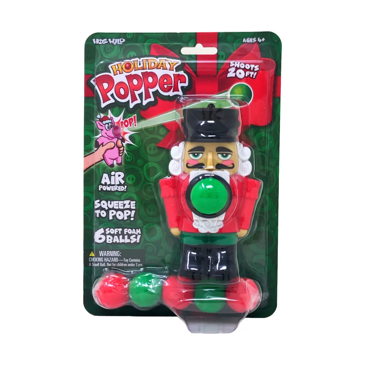 Holiday Popper - Nutcracker: Festive Foam Ball Launcher 1